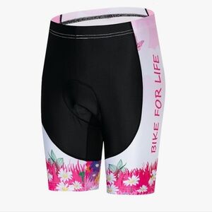 Weimostar Black and Pink Cycling Shorts